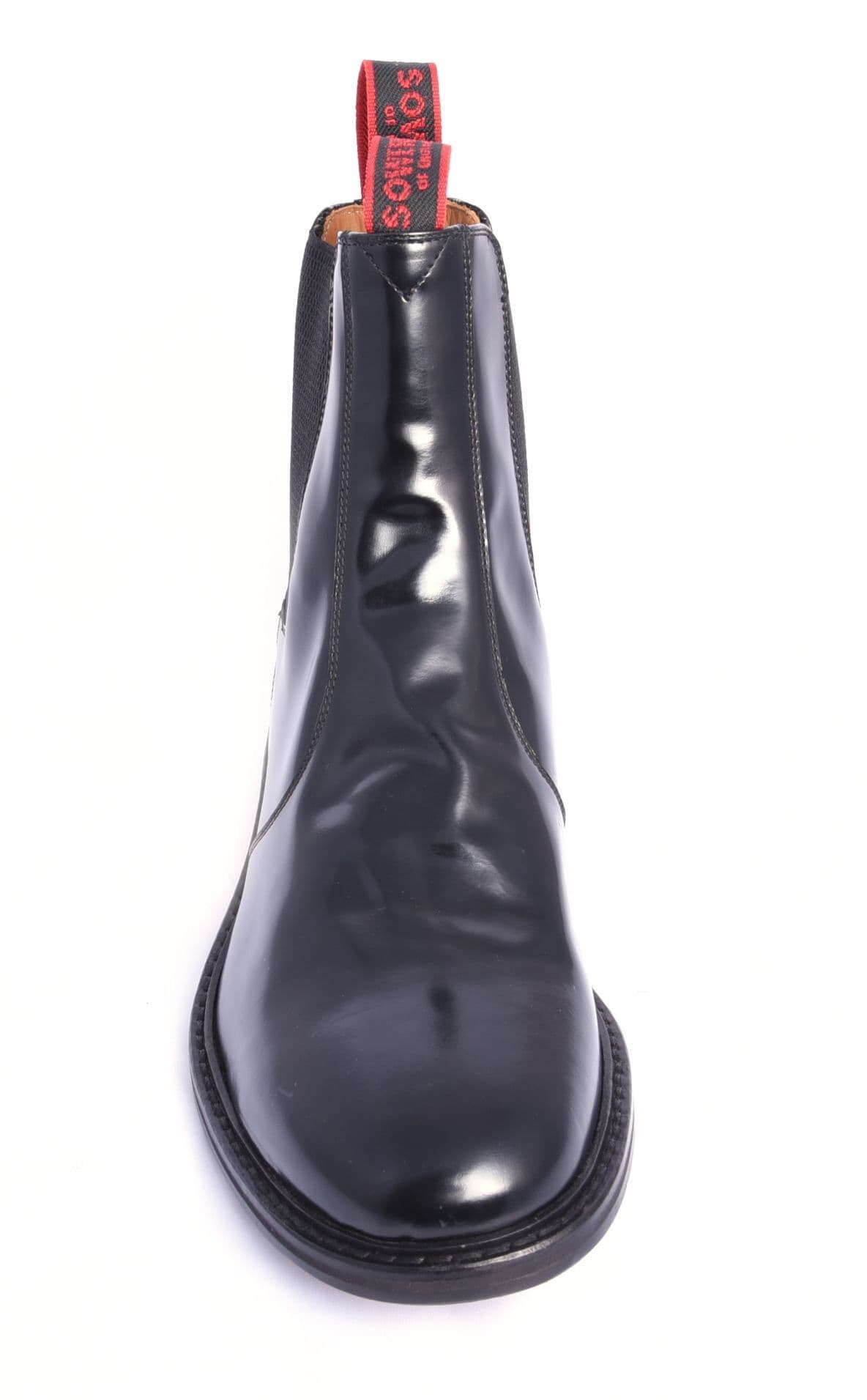 Sowerby Dealer Boots "Aldershot" Black Polished Leather Chelsea Boots
